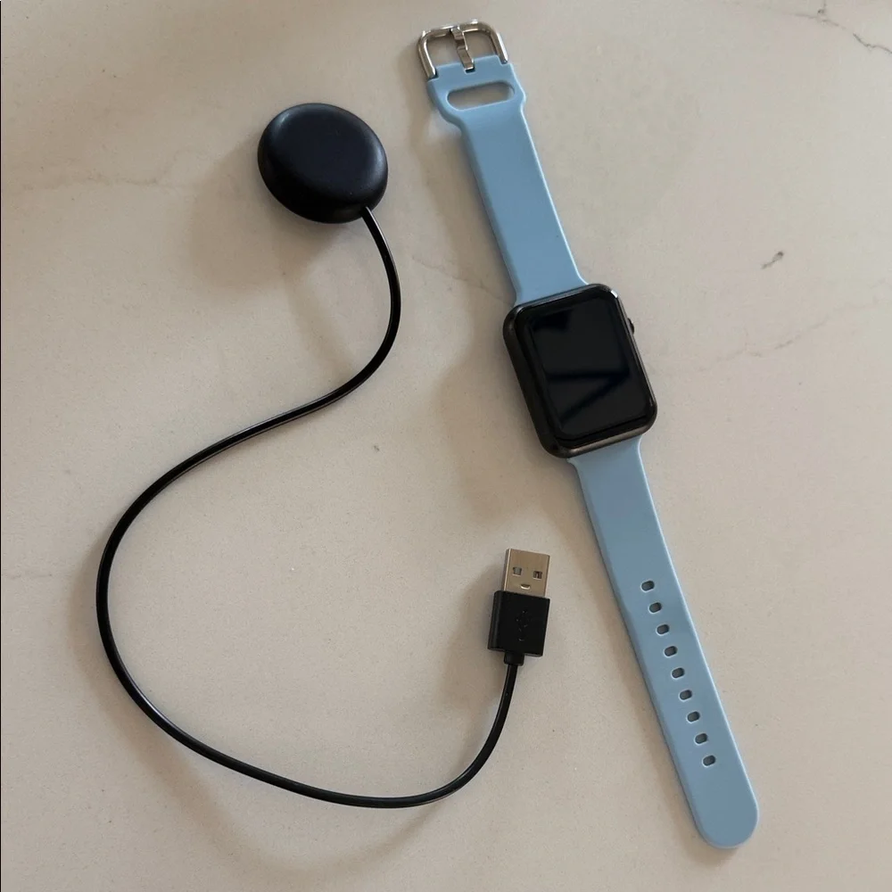 iTouch AIR 4 Smartwatch with Silicone Blue Band